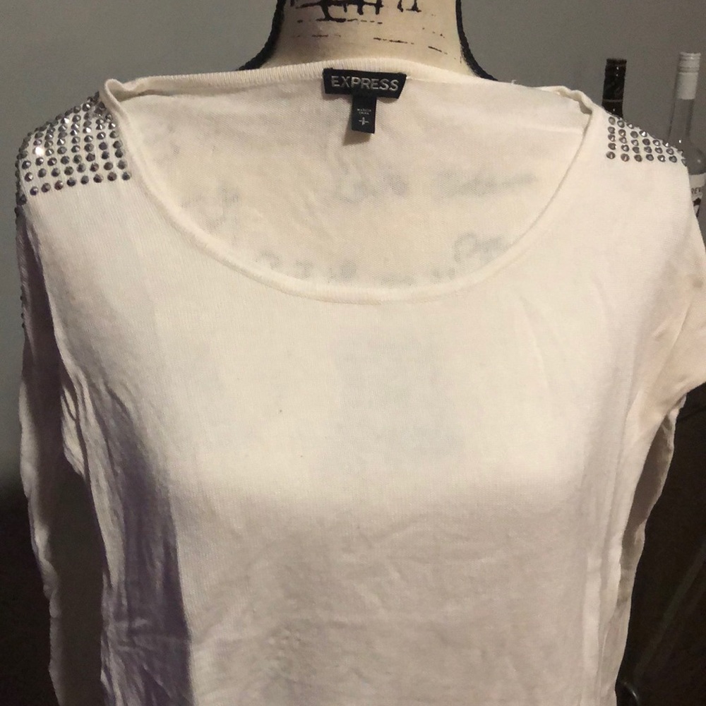 Express sweater with silver studs